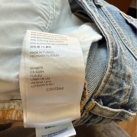 Free People Cropped Fray Jeans Size 27 - Picture 5 of 5